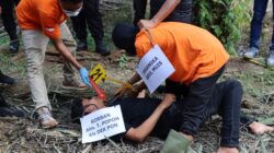 Polres Nagan Raya Gelar Rekonstruksi Kasus Pembunuhan di Tadu Raya dengan Pengamanan Ketat