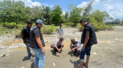 Dugaan Pertambangan Emas Tanpa Izin, Polres Aceh Besar Lakukan Pengecekan Air Sungai Krueng Jalin