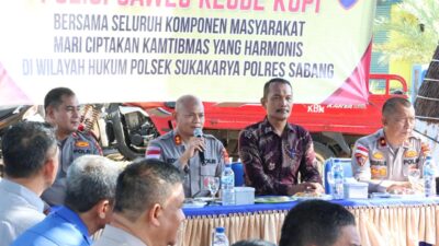 Saweu Keude Kupi, Kapolres Sabang Serap Aspirasi Warga Gampong Kuta Barat