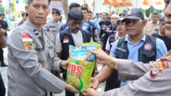 Peringatan May Day di Banda Aceh Berlangsung Tertib, Polda Aceh Bagikan 2,5 Ton Beras