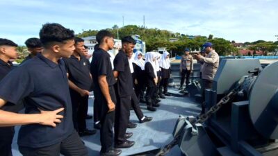 Edukasi Maritim, Siswa Sekolah Rakyat Aceh Besar Kunjungi KP Wisanggeni 8005