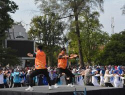 Ribuan Warga Ikuti Senam Sehat dan Car Free Day di Lapangan Merdeka Langsa