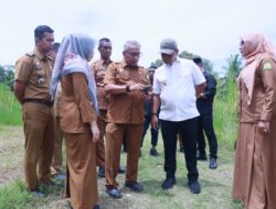 Bupati Muharram Tinjau Lokasi Pembangunan Labkesmas Aceh Besar di Ingin Jaya