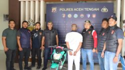 Satreskrim Polres Aceh Tengah Ringkus Pelaku Curanmor dan Amankan Barang Bukti