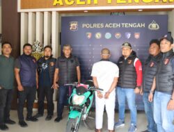 Satreskrim Polres Aceh Tengah Ringkus Pelaku Curanmor dan Amankan Barang Bukti