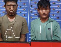 Komitmen Berantas Narkoba, Sat Resnarkoba Polres Sabang Amankan Dua Pria