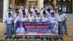 Polisi di Pijay Edukasi Ratusan Siswa SMAN 1 Meureudu Bahaya Narkoba