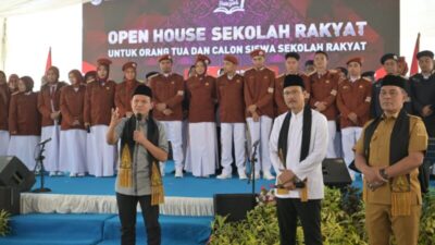 Dampingi Mensos Hadiri Open House Sekolah Rakyat di Aceh Besar, Wagub Aceh Apresiasi Pemeritah Pusat