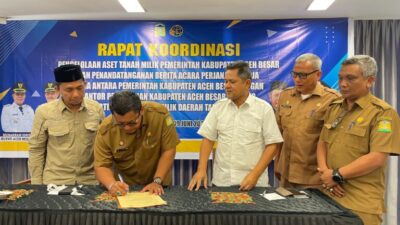 Cegah Muncul Sengketa, Sekda Aceh Besar Minta Sertifikasi Aset Daerah Dipercepat