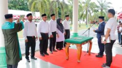 Plt Sekda Aceh Barat Lantik Ratusan Tuha Peut Gampong