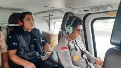 Kapolda Aceh Bersama Kepala BPBA Patroli Udara Pantau Titik Karhutla di Barsela