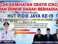 HUT ke-19 Pijay, Pemkab Ajak Warga Cek Kesehatan Gratis dan Donor Darah Berhadiah