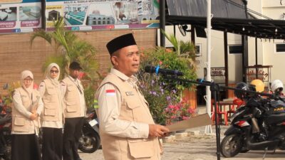 Jelang Kedatangan Kloter Pertama, PPIH Aceh Gelar Apel Kesiagaan Petugas Debarkasi