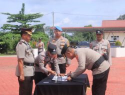 Empat Pejabat di Jajaran Polres Subulussalam Diserahterimakan