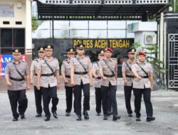 Sertijab Lima Pejabat Utama, Kapolres Aceh Tengah Tekankan Profesionalisme dan Pelayanan Prima