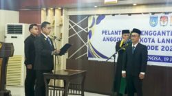 Walikota Langsa Lantik Mohammad Khoiri Sebagai Anggota KIP Langsa