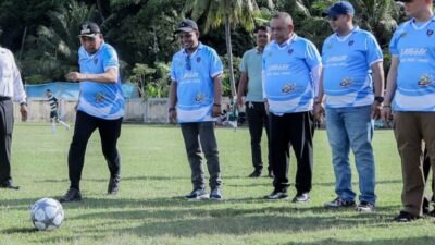 Kapolres Pijay Cup V Meriahkan Hari Bhayangkara ke-80 Resmi Bergulir, Bupati Sibral Lakukan Kick Off