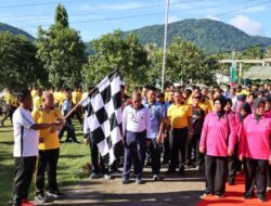 Semarakkan Hari Bhayangkara Ke-80, Polres Sabang Gelar Olahraga Bersama