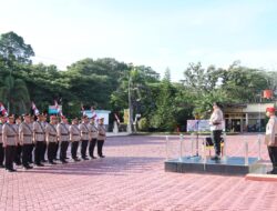 Kapolres Nagan Raya Pimpin Sertijab dan Pisah Sambut Sejumlah Pejabat Utama dan Kapolsek