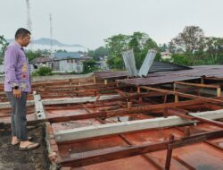 Angin Puting Beliung Terjang Desa Mekar Ayu, Tiga Rumah Rusak