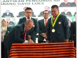 IDI Gayo Lues Resmi Dilantik, Perkuat Sinergi Hadirkan Layanan Kesehatan yang Lebih Berkualitas