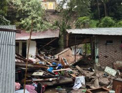 Longsor di Kuta Timu Sabang Dua Rumah Rusak Berat, Lima Warga Terluka