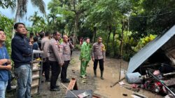 Kapolres Sabang Tinjau Lokasi Longsor dan Bantu Korban Bencana Akibat Cuaca Ekstrem