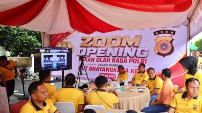 Kapolda Aceh Hadiri Secara Virtual Pembukaan Pekan Olahraga Polri, Meriahkan Hari Bhayangkara ke-80