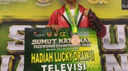 Putra Aceh Alif Ramadhan Raih Medali Perunggu di Sumut National Taekwondo Championship 2026