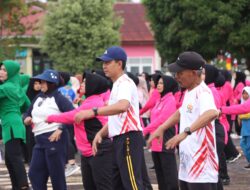 Semarakkan Hari Bhayangkara ke-80, Polres Aceh Singkil Gelar Olahraga Bersama