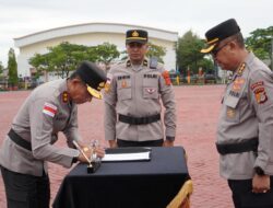 Karorena Polda Aceh Serahkan Jabatan, Kapolda Sampaikan Apresiasi dan Pesan Menjelang Purna Tugas