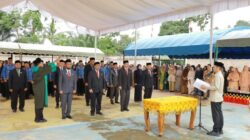 Berkantor Sehari Pemkab Aceh Barat di Kawai XVI Diwarnai Pelantikan Pejabat Eselon II dan III