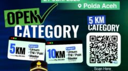 Pendaftaran Bhayangkara Run 2026 Ditutup 15 Juni, Polda Aceh Ajak Masyarakat Berpartisipasi