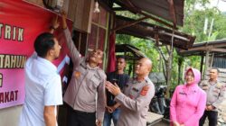Sambut Hari Bhayangkara ke-80, Polres Sabang Salurkan Bantuan Listrik Gratis untuk Warga