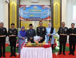 Pemberian Penghargaan Dan Hadiah warnai Syukuran Hari Bhayangkara ke-80 di Polres Aceh Selatan