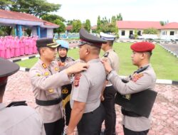 Polres Aceh Singkil Gelar Upacara Kenaikan Pangkat Personel TMT 1 Juli 2026