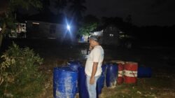 Satreskrim Polres Nagan Raya Temukan 2.000 Liter Diduga BBM Bio Solar Bersubsidi tak Bertuan