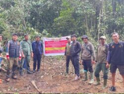 Polres Aceh Besar dan BKSDA Lakukan Pengecekan Dugaan Aktifitas Pertambangan Emas Tanpa Izin Di Hutan Jantho
