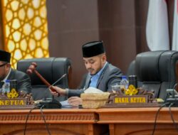 Ketua DPRK Nagan Raya Pimpin Rapat Paripurna ke-1 Masa Persidangan III Tahun 2025-2026