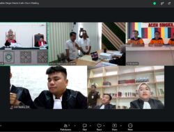 Saksi Tak Hadir, Sidang Lanjutan Kasus Dugaan Korupsi Dana Hibah Pawaslih Kota Subulussalam Ditunda