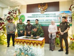 Pengadilan Negeri Jantho Naik Kelas IB, Wabup Aceh Besar Harap Tingkatkan Kualitas Pelayanan Hukum
