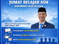 Kegiatan Perdana, Literasi Digital “Jumat Belajar” ASN Diskominfo Aceh Selatan