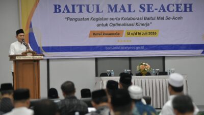Wagub Aceh Minta Baitul Mal Kelola Zakat dan Sedekah Secara Transparan agar Dipercaya Masyarakat