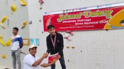 Atlet Panjat Tebing SMKN 1 Al Mubarkeya Wakili Aceh ke O2SN Tingkat Nasional 2026
