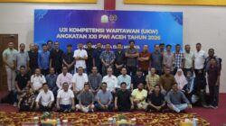 Peserta UKW PWI Aceh Angkatan XXI Dinyatakan Kompeten 100 Persen