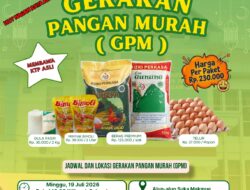 HUT Ke-24 Nagan Raya Diramaikan Gerakan Pangan Murah, Beras hingga Telur Dijual Bersubsidi