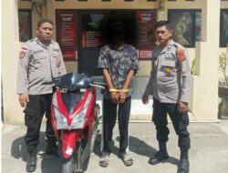 Polsek Kuta Raja Amankan Terduga Pelaku Curanmor di Gampong Peulanggahan
