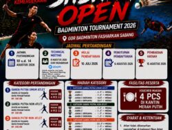 Fasharkan Sabang Akan Gelar Sabang Open Badminton Tounament 2026