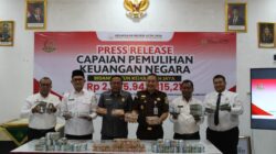 Kejari Aceh Jaya Pulihkan Keuangan Negara Rp2,05 Miliar, Seluruh Dana Disetor ke Kas Daerah