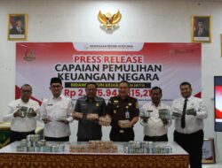 Kejari Aceh Jaya Pulihkan Keuangan Negara Rp2,05 Miliar, Seluruh Dana Disetor ke Kas Daerah